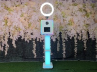 Photo Booth iPad DSLR Baru dengan Penyangga Kamera Gaya Retro, Cepat Dipasang, Casing Photo Booth untuk iPad 12.9 Pro 13 Inch