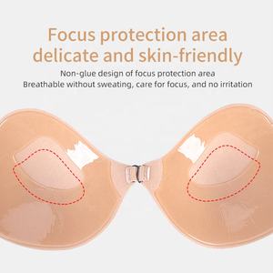 Gran oferta de cubiertas de pezones de <span class=keywords><strong>Mango</strong></span>, empanadas adhesivas de realce, sujetador Invisible sin tirantes sin espalda para <span class=keywords><strong>mujer</strong></span>, <span class=keywords><strong>ropa</strong></span> <span class=keywords><strong>interior</strong></span> Sexy - Product Image 5