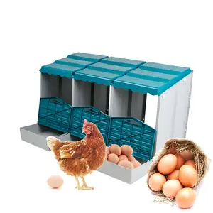 Chicken Nesting Boxes plastic chicken Laying Box with Roll Out Egg Collection, Chicken Coop Nesting Box