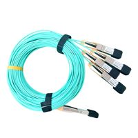 400G QSFP-DD to 4x100G QSFP56 AOC Active Optical Cable China Origin
