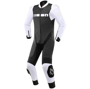 Confortable vêtements de sport de moto de course en cuir de vache personnalisé coupe-vent combinaison de moto de motard de grande taille avec logo sur la poitrine - Product Image 1
