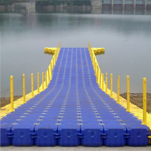 Customized Color Hdpe Simple Assembly Floating Pontoon Plastic Free Accessories Floating Dock