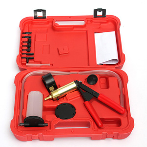 Manual Vacuum Pump For Cars Brake Fluid Change <b>Tool</b> Set With Pliers And <b>Case</b> Copper Material Hand Operated - Product Image 1