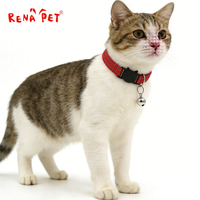 Collier pour chat réfléchissant réglable pas cher en gros