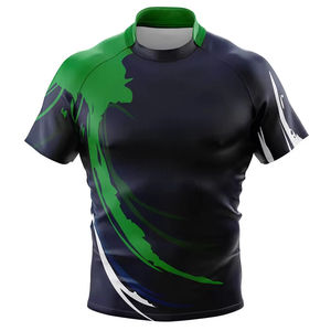Uniforme de Rugby de Diseño Único, Fabricación en Fábrica al por Mayor, Jersey de Rugby con Logotipo Personalizado Impreso, Jersey de Rugby de Secado Rápido - Product Image 1