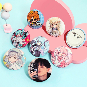 Tùy chỉnh phim hoạt hình sang trọng thạch tinplate huy hiệu Nhà sản xuất tùy chỉnh thực hiện vòng hình kim loại <span class=keywords><strong>pins</strong></span> nút phù hiệu với an toàn <span class=keywords><strong>pins</strong></span> - Product Image 1