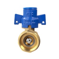 Vanne à boisseau sphérique verrouillable hydraulique COC CW611N DN15-DN50 avec écrou verrouillable pour compteur d'eau, contrôle du débit, pour le marché KSA