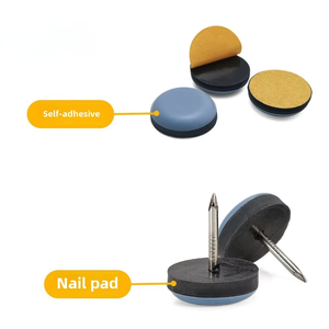 Glissières de chaise autocollantes en PTFE robustes en gros, rondes, carrées, patins de glisse <span class=keywords><strong>pour</strong></span> meubles, meilleur protecteur de sol <span class=keywords><strong>pour</strong></span> les pieds de chaise - Product Image 5