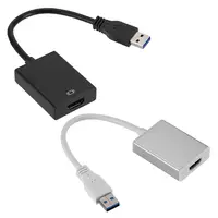 Adaptateur USB 3.0 vers HDMI, convertisseur graphique multi-écran, avec câble 1920x1080, HD, Win7/8, pour HDTV, LCD, PC portable, vidéo