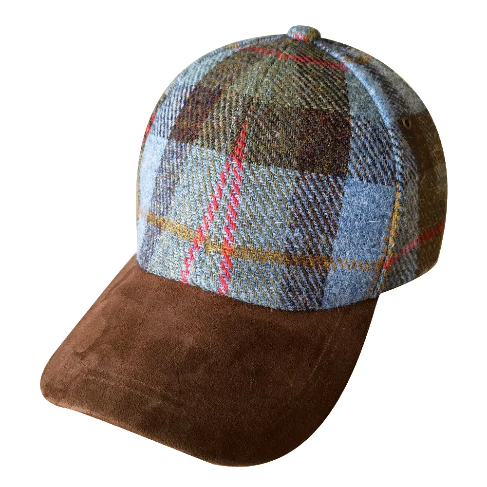 للبيع بالجملة قبعات بيسبول رياضية عصرية للرجال بتصميم جديد متوفرة قبعة بيسبول صوف مغلقة الظهر