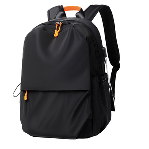 Sac à dos pour ordinateur portable unisexe pour collège, avec logo personnalisé 2025, chargement USB, imperméable, fermeture éclair, en polyester Oxford enduit, dos ergonomique - Product Image 1