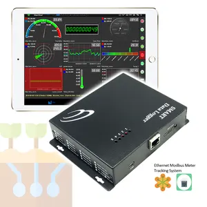 Multi-canal data logger solo teste data logger sensor de umidade do solo Modbus RS485 RJ45 rede controle remoto