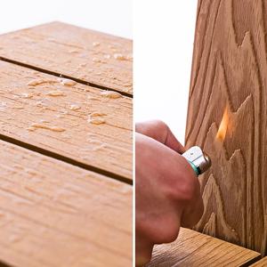 SHENGCHENG Plancher en composite bois-plastique co-extrudé 3D gaufré couleur personnalisée, plancher en bois composite imperméable - Product Image 3