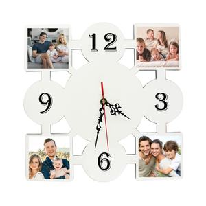 Reloj de Pared de MDF para Sublimación en Blanco, Personalizado con Impresión por Transferencia Térmica, Marco de Fotos de Madera, Panel Decorativo para Fotos de Hogar - Product Image 2