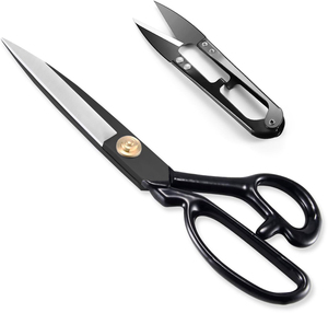8-inch Professional Fabric Scissors and Yarn Scissors ultra sharp Tailor Scissors Set for Cutting Fabrics <b>Canvas</b> Denim - Product Image 1