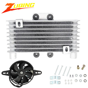 Refroidisseur d'huile pour moto Zuqing 125CC-250CC avec ventilateur et vis de fixation pour VTT - Product Image 1