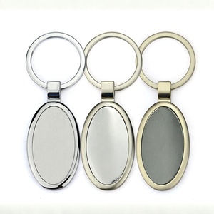 Khuyến Mại Tùy Chỉnh Tấm Key Holder Kim Loại Clip Keychain Thăng Hoa Trống Móc Cho Khắc Logo - Product Image 3