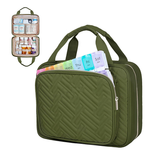 Étuis de rangement pour médicaments, porte-pilules, vitamines, huile de poisson, compléments alimentaires pour médecin, sac de médicaments, organiseur de flacons de pilules de voyage - Product Image 1