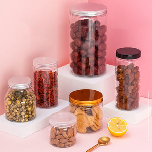 Wholesale Empty 500ml 650ml 750ml Transparent PET Candy <b>Cookie</b> Nut Skin Care Serum Storage Container Plastic Food <b>Jar</b> with Lids - Product Image 5