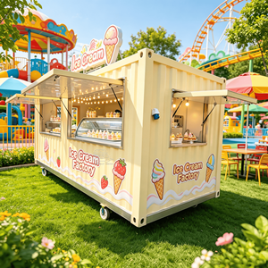Premium <b>Container</b> Cafe With Coffee Beverage Counter Customized Commercial Space Mobile Restaurant - Product Image 6
