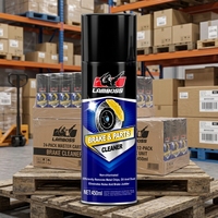 LAMBOSS Nettoyant Freins Professionnel en Spray 450ml Dégraissant à Séchage Rapide pour Pièces du Système de Freinage Automobile