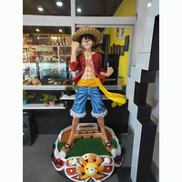 Figurine d'action personnalisée en forme de fruit du diable, luffy, grandeur nature, personnages d'anime en une pièce pour la décoration intérieure
