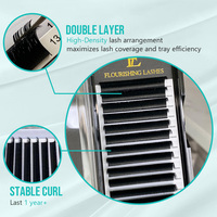 Easy Fan Mix Extensions de Cils Easy Fan Making Bottom Lash Trays J Curl Private Label Premium Volume Eyelash Extension
