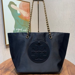 Bolso Tote Ella Horizontal Cuadrado con Hebilla Magnética, de Nailon, Gran Capacidad, Asa de Cadena, Resistente al Agua, Bolso de Hombro - Product Image 1
