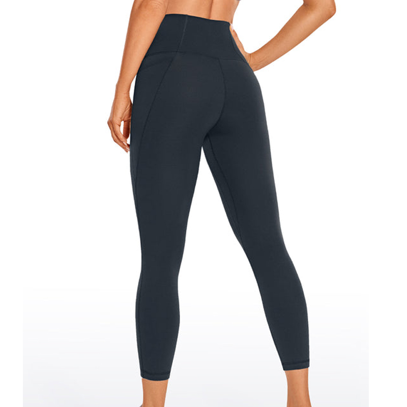 Hot Sale Leggings With Pockets Thick Pants Thermal Fleece Pockets Leggings Winter Warm Leggings 7length