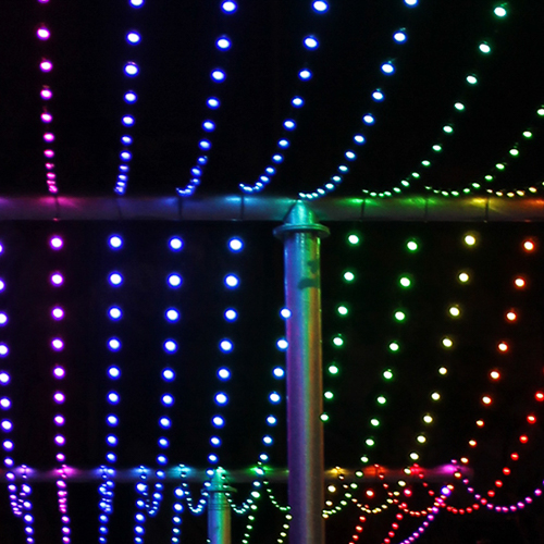 Outdoor LED String Lights Pixel Ball Lights - Sanly Brand (Model: DC LED Ball Pixel Light) - Ultimat