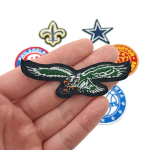 Parche Bordado Personalizado de los Philadelphia Eagles para Deportes de Rugby, Parche Termoadhesivo de los Philadelphia Eagles - Product Image 3