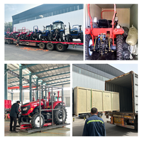 Tractor Agrícola Confiable de 80HP 4x4 con Cabina con Aire Acondicionado, Fuerte Presión Hidráulica, Alta Capacidad de Elevación y Tareas Agrícolas Modernas