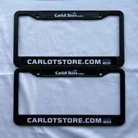 Support de plaque d'immatriculation personnalisé Chap prix cadre de plaque d'immatriculation vierge à sublimation ABS pour taille standard américaine