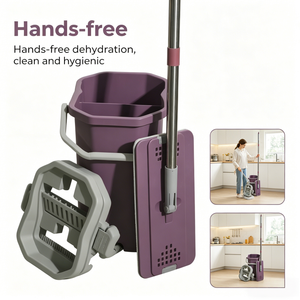 Serpillère de déshydratation haute qualité légère, pour usage humide/sec, avec design mains libres, pour l'aide ménagère des femmes - Product Image 2