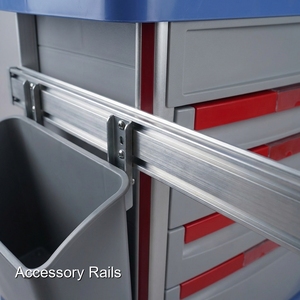 Chariot médical ergonomique à pousser à la main par Keling Medical pour une maniabilité aisée en milieu hospitalier - Product Image 5