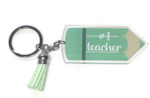 Fabrication en gros Fashion Class of <span class=keywords><strong>2022</strong></span> <span class=keywords><strong>2023</strong></span> Porte-clés en plastique personnalisé crayon personnalisé Porte-clés personnalisé Cadeaux pour les enseignants - Product Image 4