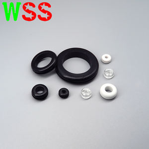 גומי שחור גומי סיליקון חלק Pvc טבעת חיווט gromet - Product Image 1