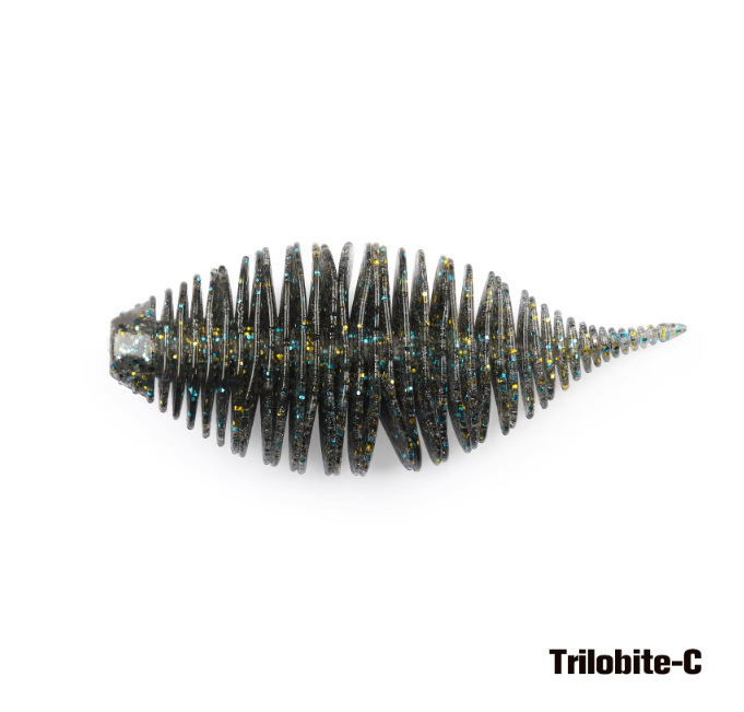 High density threaded shrimp te71-c-71mm-72g-6pcs