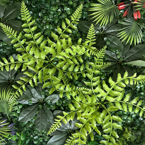 Césped Artificial Verde, Planta Artificial para Decoración de Paredes Interiores y Exteriores, Privacidad Instantánea, Valla de Jardín, Seto de Hojas Artificiales - Product Image 2