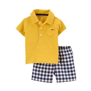 Ropa <span class=keywords><strong>de</strong></span> verano para niños, pantalones cortos <span class=keywords><strong>de</strong></span> manga corta para bebé, camiseta, traje <span class=keywords><strong>de</strong></span> dos piezas, novedad <span class=keywords><strong>de</strong></span> 2021 - Product Image 2