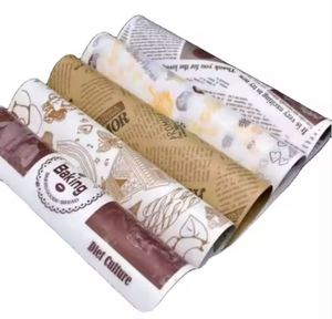 Papel para Envolver Hamburguesas con Recubrimiento de PE de Grado Alimenticio, Personalizado OEM, Directo de Fábrica - Product Image 1