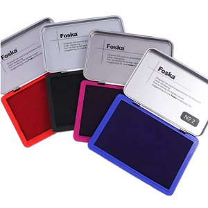 Tampone d'Inchiostro Foska in 4 Colori, Rettangolare, ad Asciugatura Rapida, per Ufficio, Identificazione Aziendale, Notarizzazione e Timbratura - Product Image 1