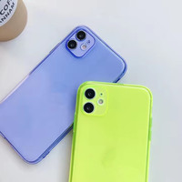 Coque de téléphone portable en TPU souple, couleurs variées, vente en gros, pour iPhone 15 Pro Max 14 13 12 11 XS XR 7 8 Plus, protection antichoc
