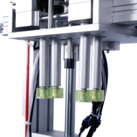 Machine de capsulage automatique de bureau pour bouteilles en plastique à tête de pulvérisation à visser, flacons et bouteilles en verre