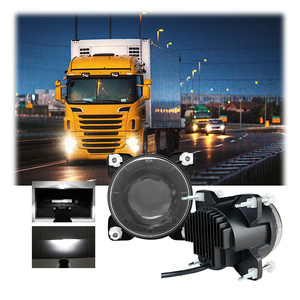 Le phare <span class=keywords><strong>de</strong></span> voiture mené par <span class=keywords><strong>croisement</strong></span> <span class=keywords><strong>de</strong></span> 18W rond 90mm a mené le phare plongé avec le feu <span class=keywords><strong>de</strong></span> <span class=keywords><strong>position</strong></span> pour le camion d'autobus - Product Image 3