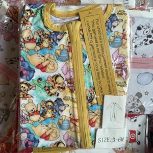 Piyama Bayi Baru Lahir Desain Baru Bahan Bambu dengan Ritsleting Dua Arah, Lembut, dan Nyaman - Product Image 4