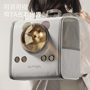 Portable <b>cat</b> bag, foldable shoulder bag, cartoon three-piece set with <b>cat</b> design. - Product Image 2