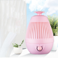 Diffuseur d'aromathérapie ultrasonique électrique rose en plastique pour la maison, contrôle mécanique de l'humidité, faible bruit, usage domestique