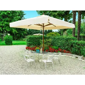 Paraguas de madera de fresno LESA, artículos promocionales - Product Image 1