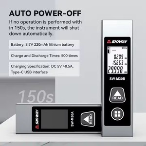 SNDWAY Rechargeable 30m <strong>Digital</strong> USB Distance Meter <strong>Laser</strong> Hand <strong>Tool</strong> Industrial Type Oem <strong>Supplier</strong> for Device Building SW-M30A - Product Image 3